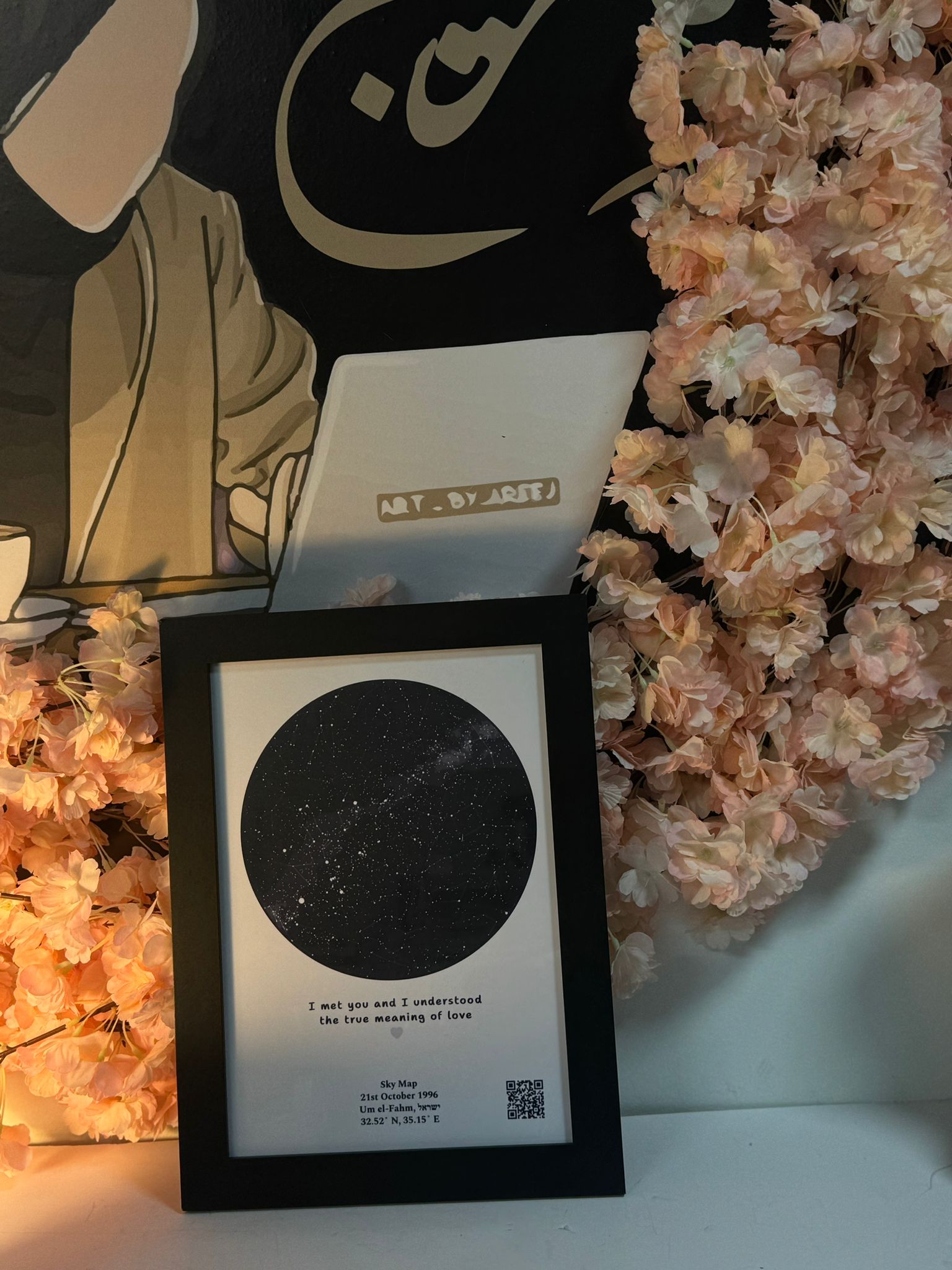 A4 Sky map خريطة النجوم